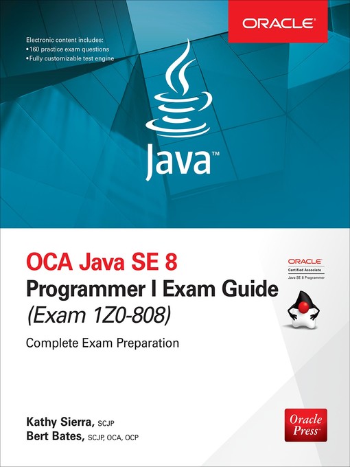 Cover image for OCA Java SE 8 Programmer I Exam Guide (Exams 1Z0-808)